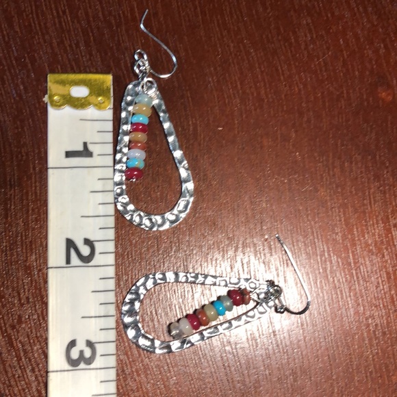 3/$25 NWT Wonderful Bohemian Bead Decor Drop Earrings - Picture 2 of 3